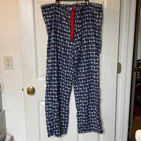 Vineyard Vines Festive Navy Pajama Pants - Picture 6 of 8